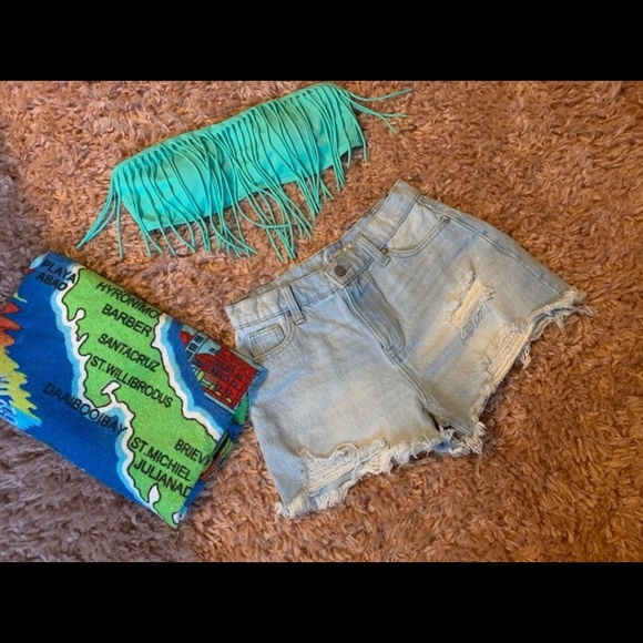 Fringe Bandeau Bikini Top - Picture 4 of 9